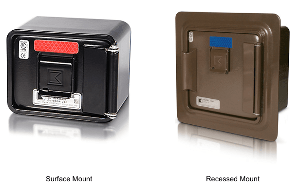Surface Mount and Recessed Mount Commercial Knox Boxes