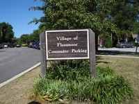 Village of Flossmoor Commuter Parking Sign