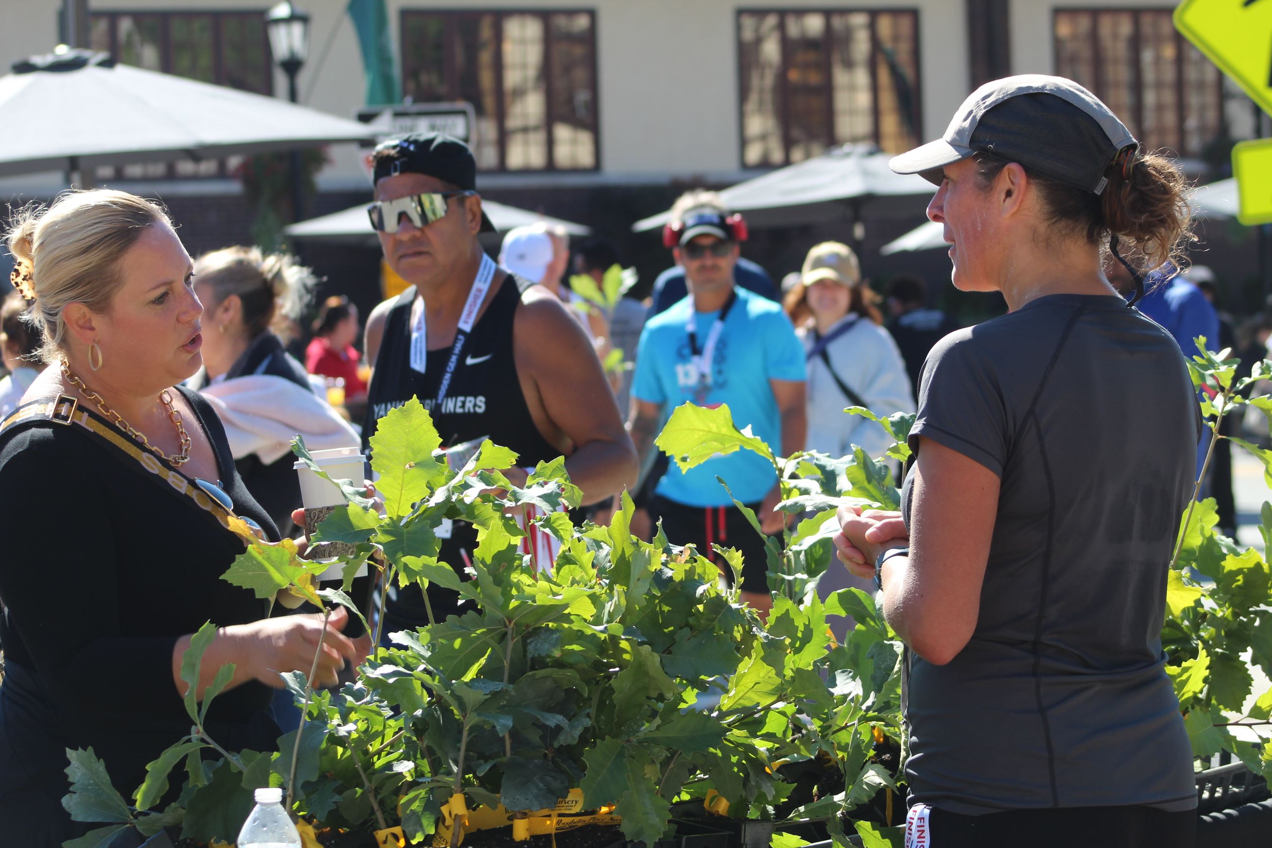 Green Commission tree giveaway at Kegs & Eggs 2024