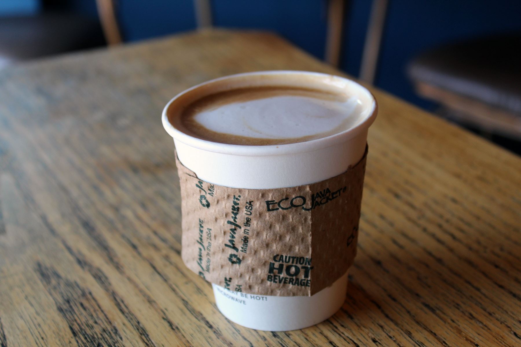 To go coffee from Beyond Borders Cafe